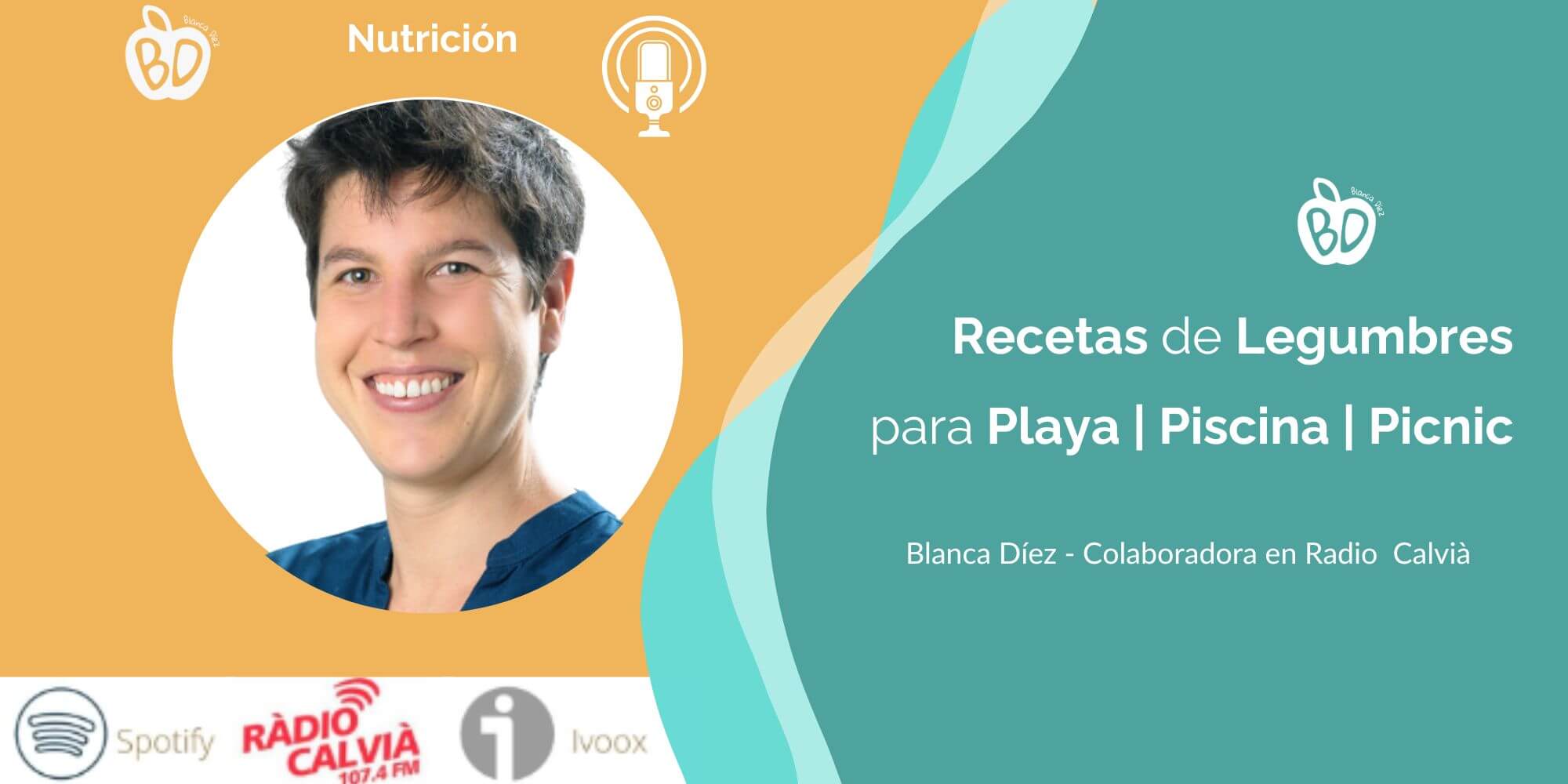 Blanca Díez Dietista-Nutricionista en Radio Calvià, nos da 3 recetas saludables para incorporar las legumbres a nuestra alimentación de verano más allá de las ensaladas