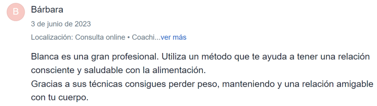 Testimonio Bárbara Vidal